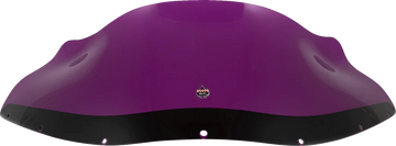 KLOCK WERKS Kolor Flare* Windshield - 9" - Purple - FXRP KWW-02-0617