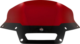 KLOCK WERKS Kolor Flare* Sport Windshield - 6" - Red - FXLRST KWW-02-0622