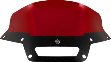 KLOCK WERKS Kolor Flare* Sport Windshield - 6" - Red - FXLRST KWW-02-0622