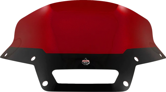 KLOCK WERKS Kolor Flare* Sport Windshield - 6" - Red - FXLRST KWW-02-0622