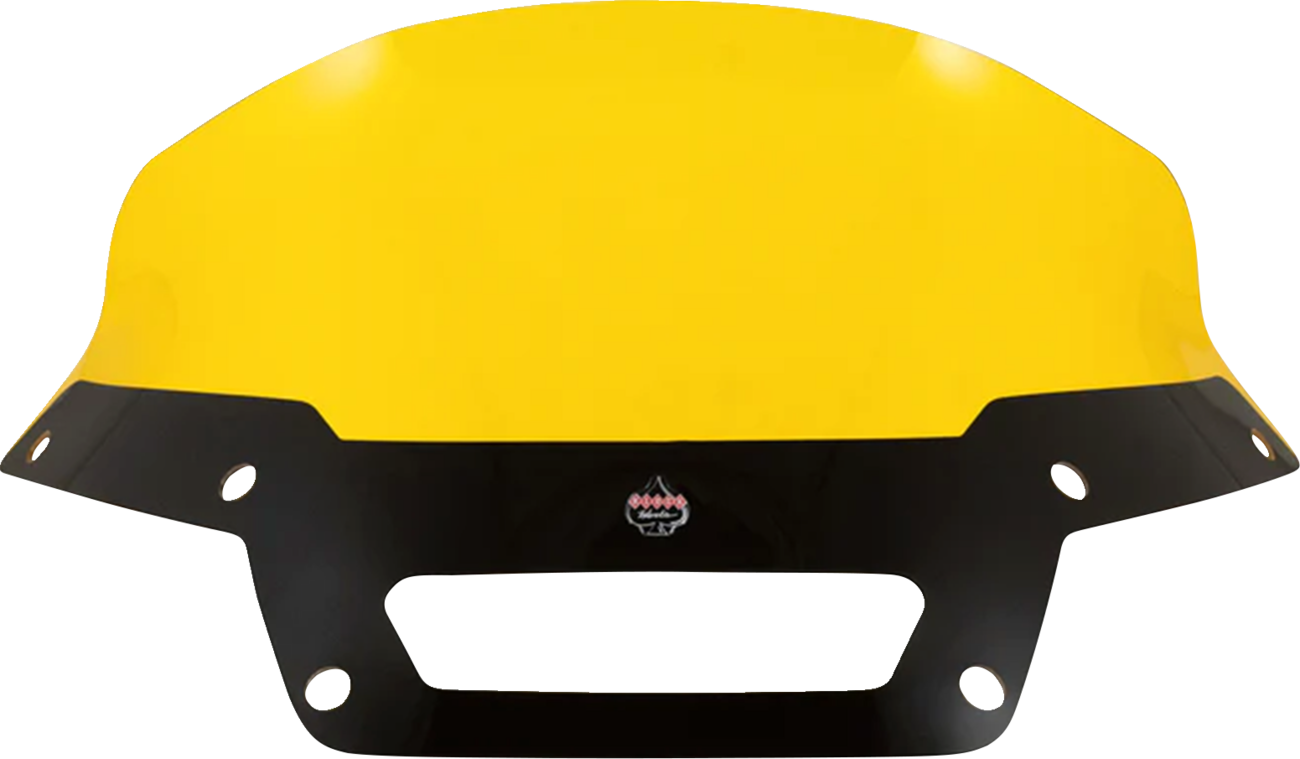 KLOCK WERKS Kolor Flare* Sport Windshield - 6" - Yellow - FXLRST KWW-02-0624