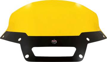 KLOCK WERKS Kolor Flare* Sport Windshield - 6" - Yellow - FXLRST KWW-02-0624