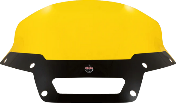 KLOCK WERKS Kolor Flare* Sport Windshield - 6" - Yellow - FXLRST KWW-02-0624