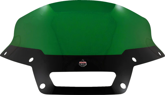 KLOCK WERKS Kolor Flare* Sport Windshield - 6" - Green - FXLRST KWW-02-0625
