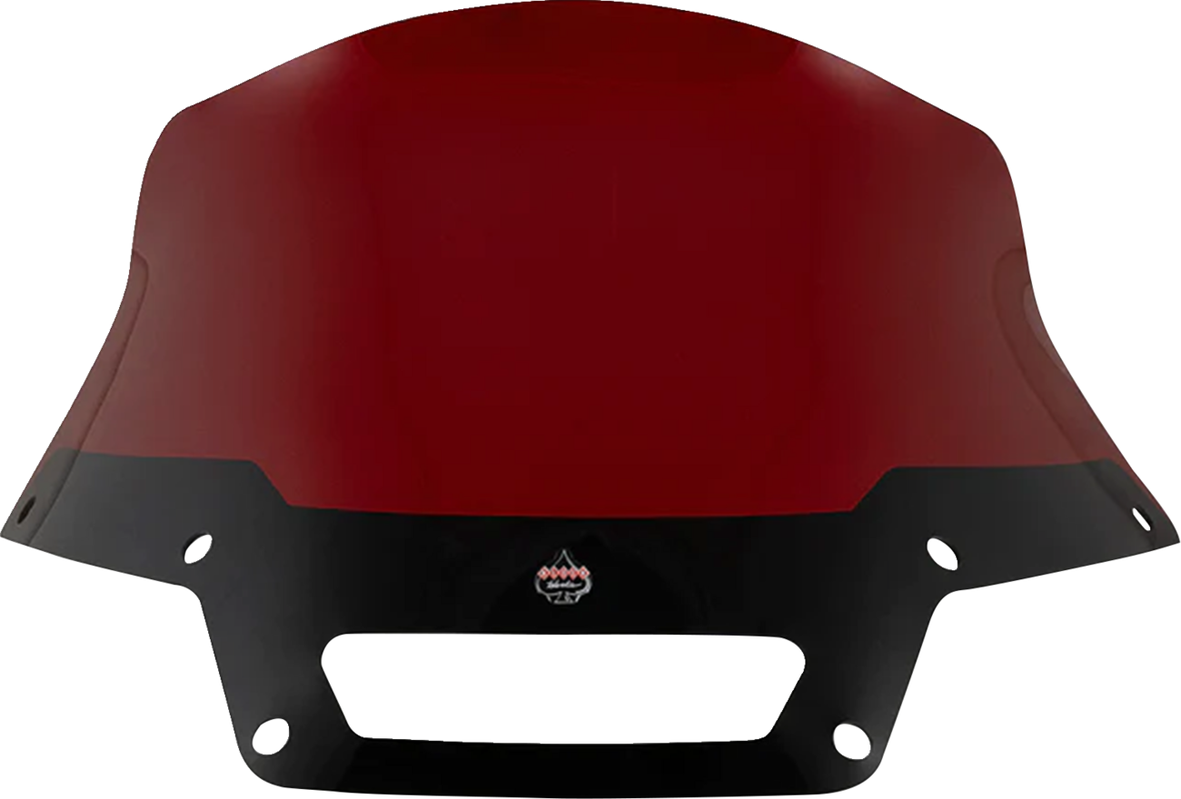 KLOCK WERKS Kolor Flare* Sport Windshield - 8" - Red - FXLRST KWW-02-0629