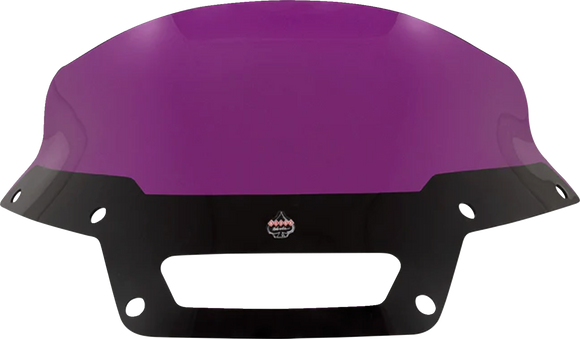 KLOCK WERKS Kolor Flare* Sport Windshield - 6" - Purple - FXLRST KWW-02-0627