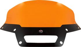 KLOCK WERKS Kolor Flare* Sport Windshield - 6" - Orange - FXLRST KWW-02-0623