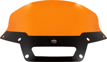 KLOCK WERKS Kolor Flare* Sport Windshield - 6" - Orange - FXLRST KWW-02-0623