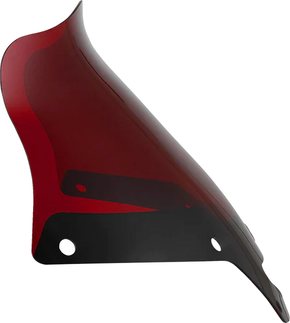 KLOCK WERKS Kolor Flare* Sport Windshield - 8" - Red - FXLRST KWW-02-0629