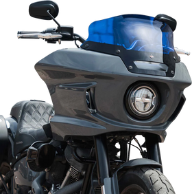 KLOCK WERKS Kolor Flare* Sport Windshield - 6" - Blue - FXLRST KWW-02-0626