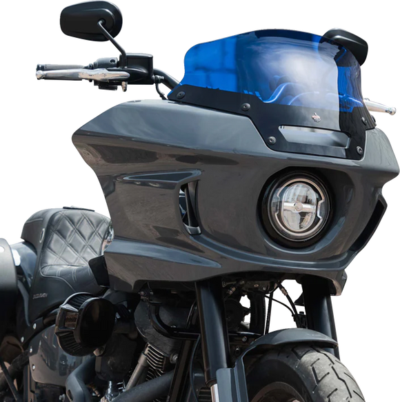 KLOCK WERKS Kolor Flare* Sport Windshield - 6" - Blue - FXLRST KWW-02-0626