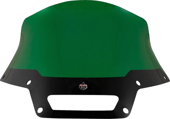 KLOCK WERKS Kolor Flare* Sport Windshield - 8" - Green - FXLRST KWW-02-0632