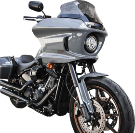 KLOCK WERKS Flare* Windshield - 8" - Dark Smoke - FXLRST KWW-02-0621