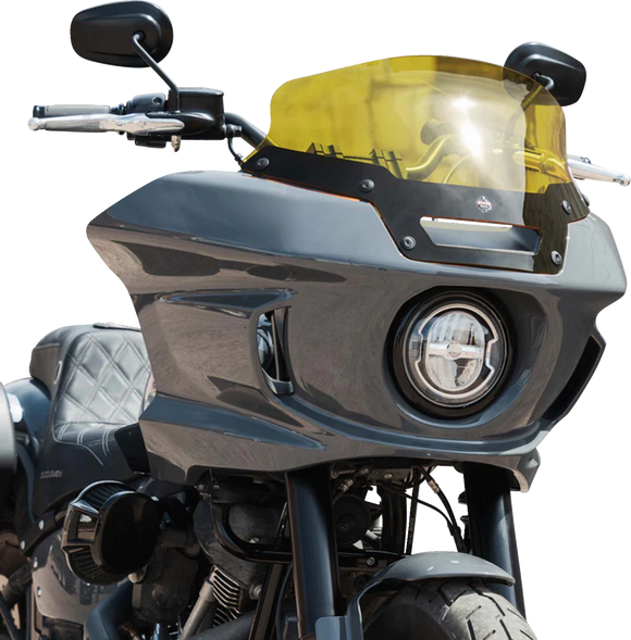 KLOCK WERKS Kolor Flare* Sport Windshield - 6" - Yellow - FXLRST KWW-02-0624