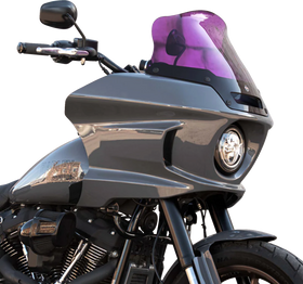 KLOCK WERKS Kolor Flare* Sport Windshield - 8" - Purple - FXLRST KWW-02-0634