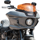 KLOCK WERKS Kolor Flare* Sport Windshield - 6" - Orange - FXLRST KWW-02-0623