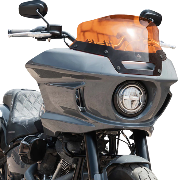 KLOCK WERKS Kolor Flare* Sport Windshield - 6" - Orange - FXLRST KWW-02-0623