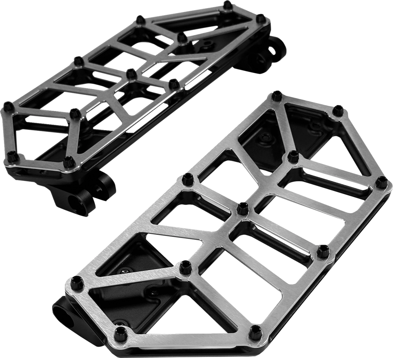 KODLIN USA NXL Floorboards - Black w/ Stainless Steel K73253