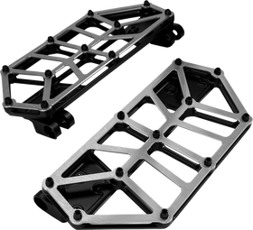 KODLIN USA NXL Floorboards - Black w/ Stainless Steel K73253