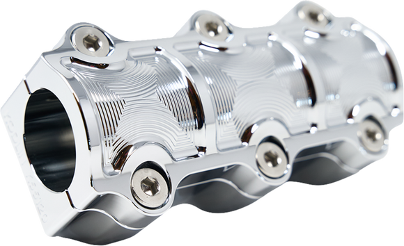 KODLIN USA Big Block Risers - Includes Clamp - Chrome K55119