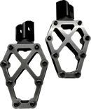 KODLIN USA NXL Footpegs - Black w/ Stainless Steel K73255