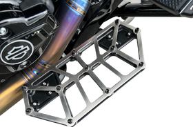 KODLIN USA NXL Floorboards - Black w/ Stainless Steel K73253