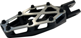 KODLIN USA NXL Footpegs - Black w/ Stainless Steel K73255