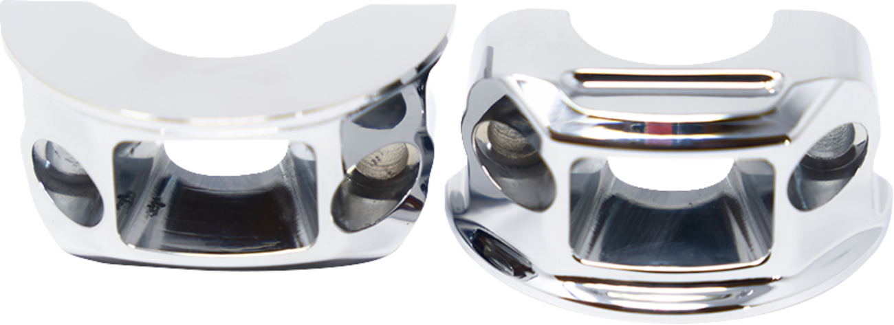 KODLIN USA Perch Clamps - Brake/Clutch - Chrome K56243
