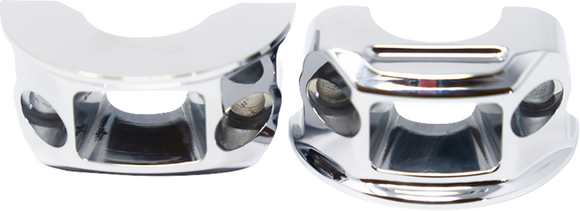 KODLIN USA Perch Clamps - Brake/Clutch - Chrome K56243