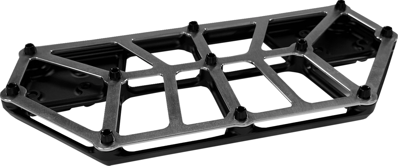 KODLIN USA NXL Floorboards - Black w/ Stainless Steel K73253