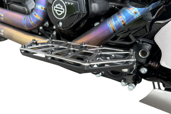 KODLIN USA NXL Floorboards - Black w/ Stainless Steel K73253