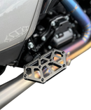 KODLIN USA NXL Mini Floorboards - Black w/ Stainless Steel K73254