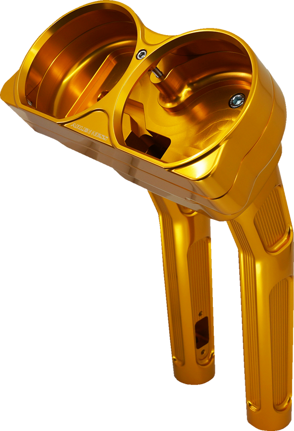 ARLEN NESS Method Kickback Handlebar Riser - 10" - Gold 520-046