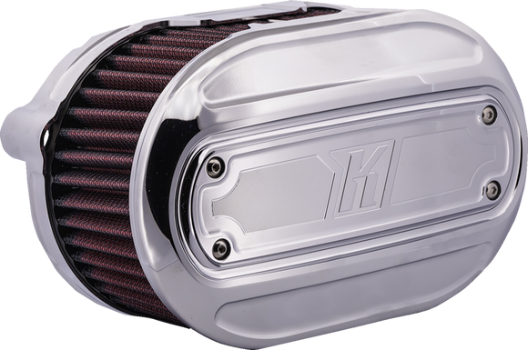 KODLIN USA Oval Air Cleaner Kit - Chrome - M8 K29245