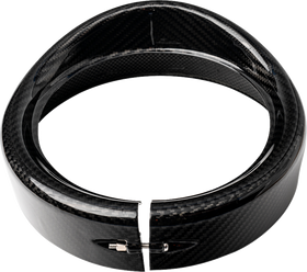 SLYFOX Headlight Trim w/ Visor - 7" - Gloss 1508-3111