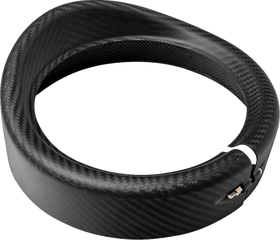 SLYFOX Headlight Trim w/ Visor - 7" - Matte 1508-3112