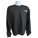 Black sweatshirt with amf style speed-kings logo on the chest on a white background
