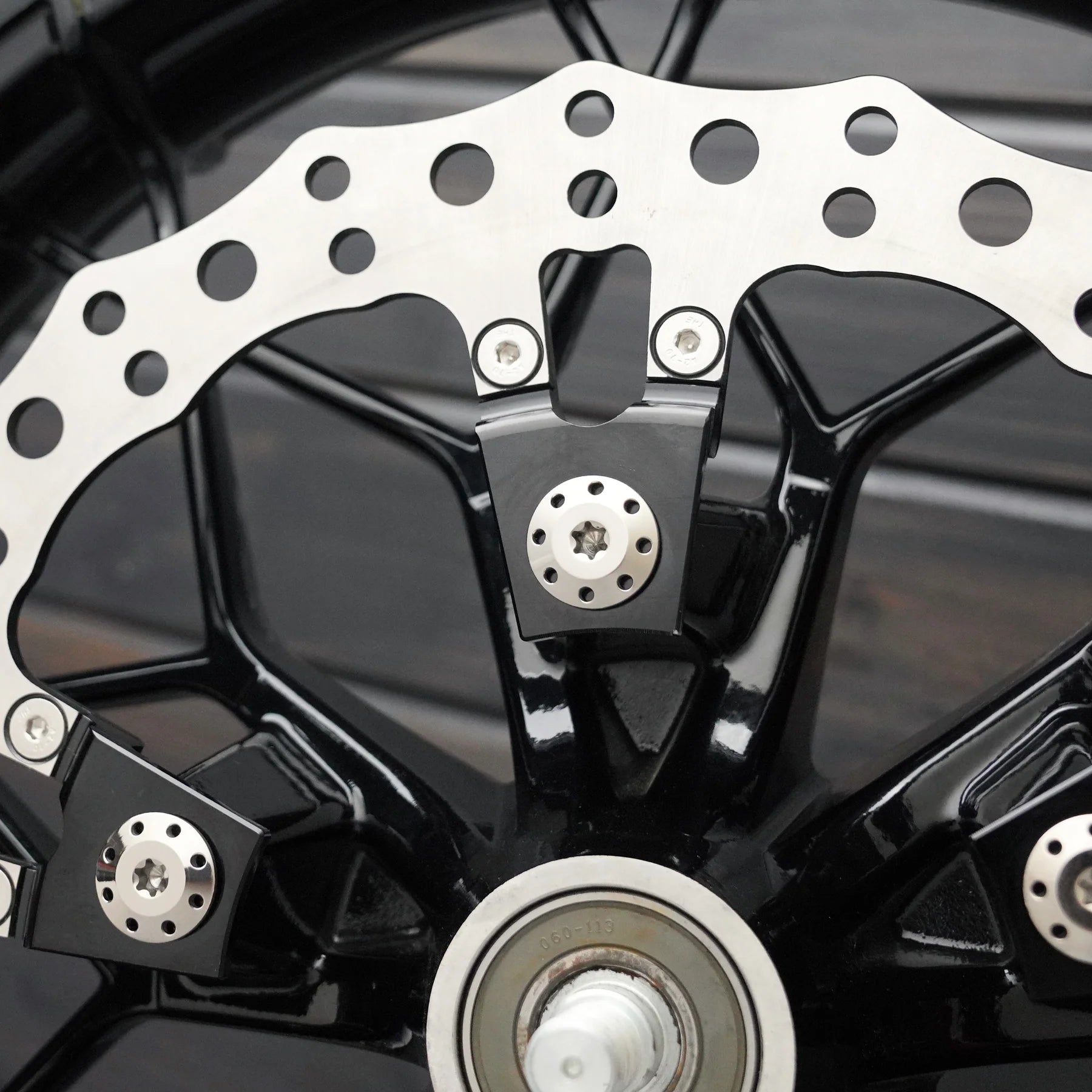 ARLEN NESS Titanium Floating Rotor Bolts, '14-'23 FLT / Polished - 0
