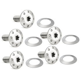 ARLEN NESS Titanium Floating Rotor Bolts, '14-'23 FLT / Polished