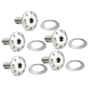ARLEN NESS Titanium Floating Rotor Bolts, '24 FLT / Polished-1