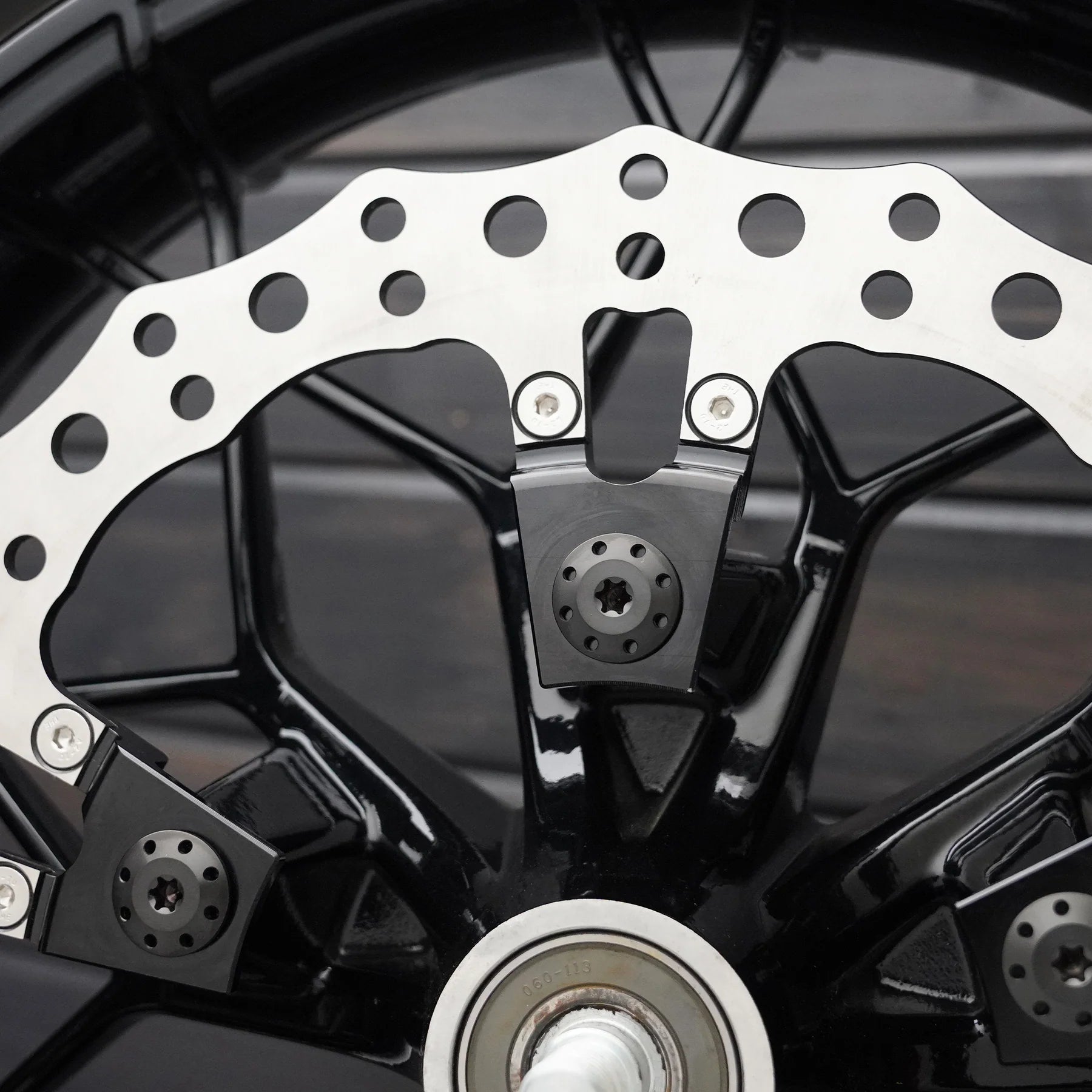 ARLEN NESS Titanium Floating Rotor Bolts, '14-'23 FLT / Black - 0