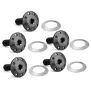 ARLEN NESS Titanium Floating Rotor Bolts, '24 FLT / Black-1