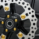 ARLEN NESS Titanium Floating Rotor Bolts, '24 FLT / Gold-2