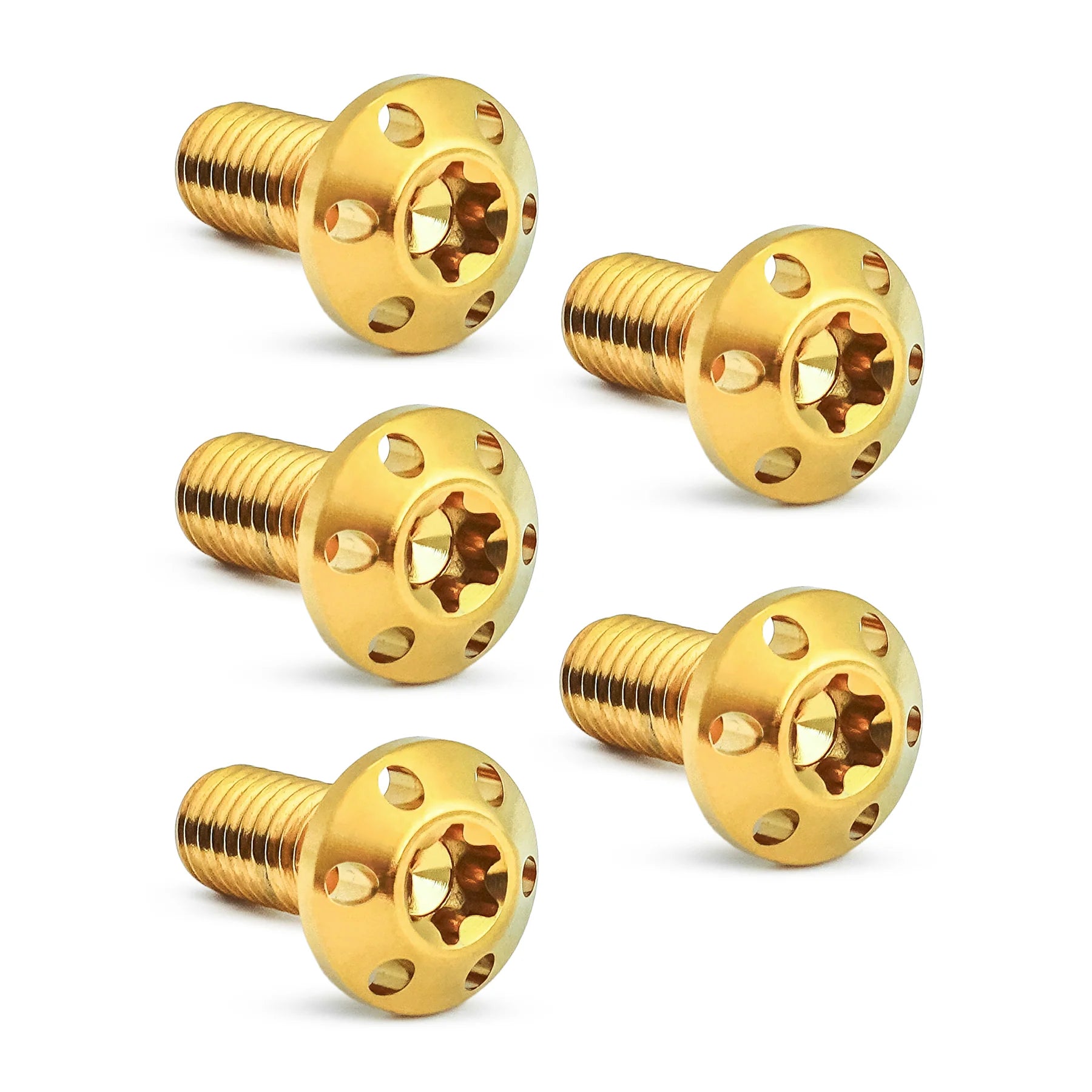 ARLEN NESS Titanium Rotor Bolts Kits, Gold - 0