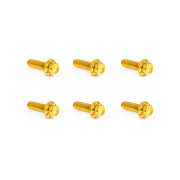 ARLEN NESS Transmission Top Cover Titanium 12-Point Bolt Kits, Gold