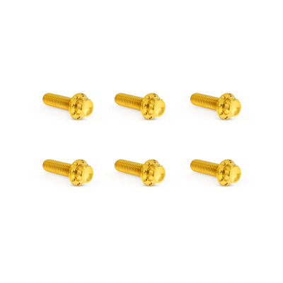 ARLEN NESS Transmission Top Cover Titanium 12-Point Bolt Kits, Gold
