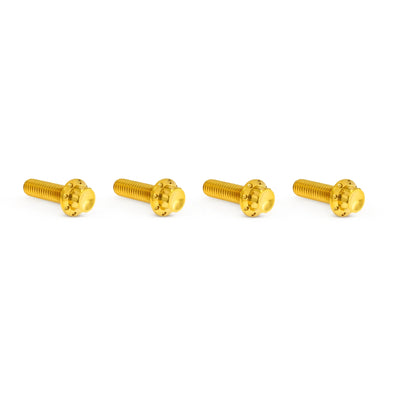 ARLEN NESS Transmission Top Cover Titanium 12-Point Bolt Kits, Gold - 0