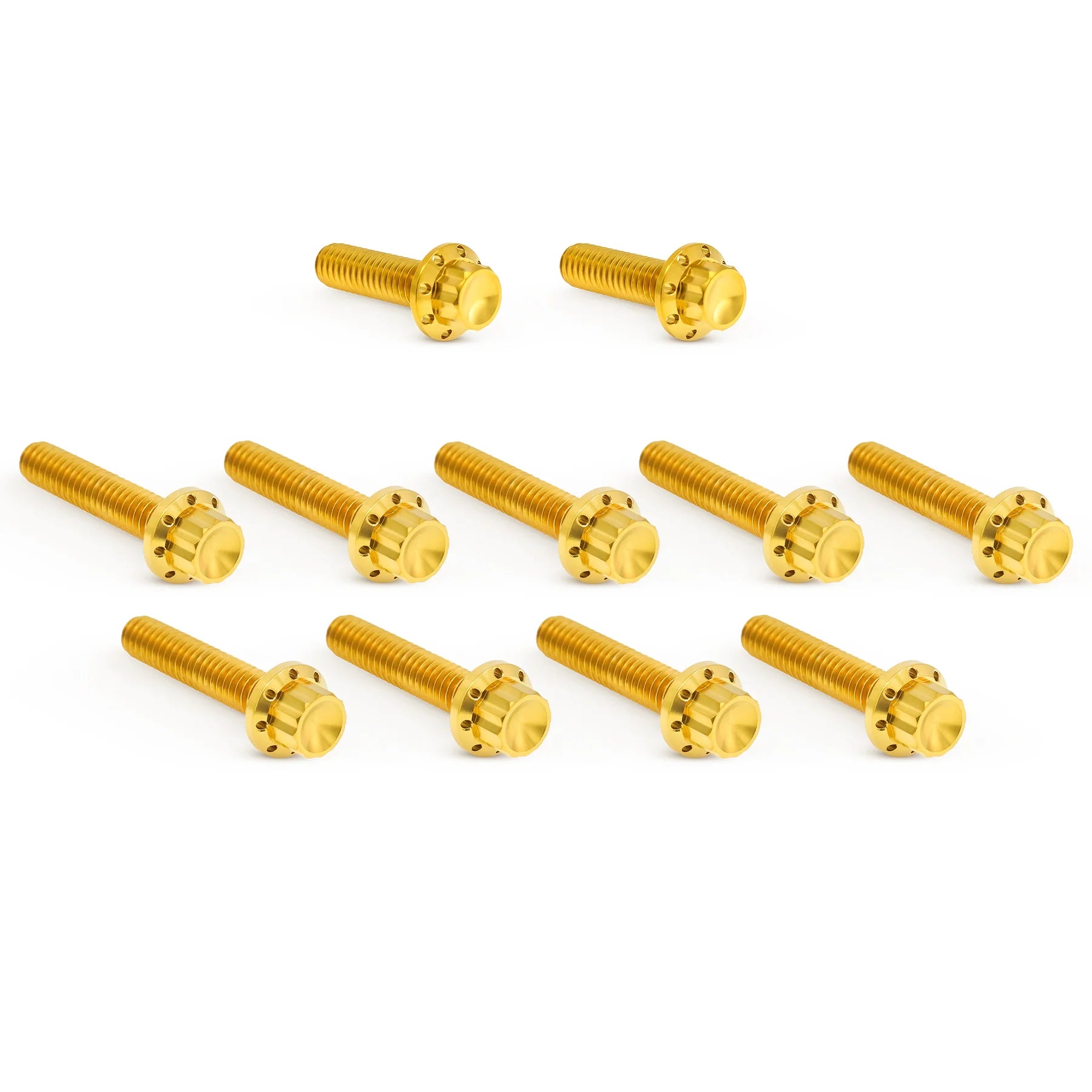 ARLEN NESS Cam Cover Titanium 12-Point Bolt Kits, Gold - 0