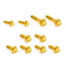 ARLEN NESS Transmission Side Cover & Trap Door Titanium 12-Point Bolt Kits, Gold-3