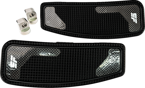 SLYFOX Mini Floorboards - Black Anodized - Male Mount SF-906-00-1